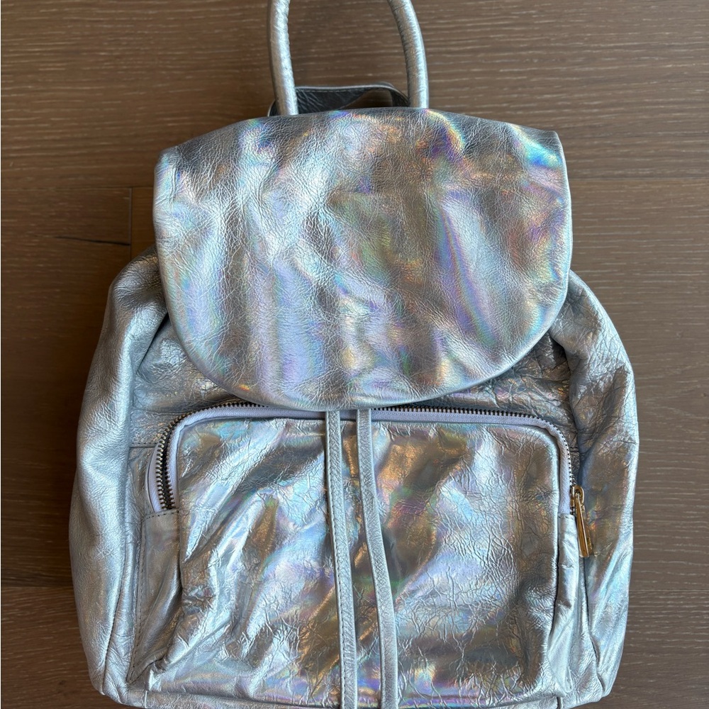 Iridescent Silver Backpack ✨